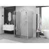 Mexen Exo-3S Duschkabine 3-seitig, Schiebetür, 145 x 85 cm, transparent, Chrom - 8151-145-085-01-00-3S