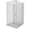 Mexen Exo-3S 3-seitige Duschkabine zum Schieben 95 x 95 cm, transparent, Chrom - 8151-095-095-01-00-3S