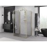 Mexen Exo-3S 3-seitige Duschkabine, verschiebbar, 105 x 70 cm, transparent, gold - 8151-105-070-50-00-3S