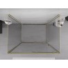 Mexen Exo-3S dreiseitige Duschkabine zum Schieben 160 x 90 cm, transparent, gold - 8151-160-090-50-00-3S