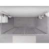 Mexen Exo-3S 3-seitige Duschkabine mit Schiebetür 190 x 75 cm, transparent, Chrom - 8152-190-075-01-00-3S