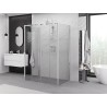 Mexen Exo-3S Duschkabine 3-seitig, 160 x 80 cm, transparent, Chrom - 8152-160-080-01-00-3S