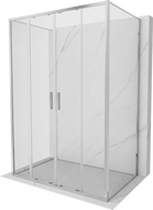 Mexen Exo-3S 3-seitige Duschkabine 140 x 90 cm, transparent, Chrom - 8152-140-090-01-00-3S
