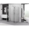 Mexen Exo-3S Duschkabine 3-seitig, Schiebetür 140 x 100 cm, transparent, Chrom - 8152-140-100-01-00-3S