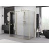 Mexen Exo-3S 3-seitige Duschkabine, verschiebbar, 170 x 80 cm, transparent, gold - 8152-170-080-50-00-3S