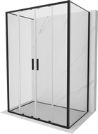Mexen Exo-3S Duschecke 3-seitig verschiebbar 130 x 95 cm, transparent, schwarz - 8152-130-095-70-00-3S