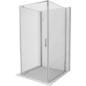 Mexen Exo-BR 3S Duschkabine 3-seitig schwenkbar 85 x 85 cm, transparent, Chrom - 8181-085-085-01-00-3S