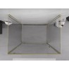 Mexen Exo-3S 3-seitige Duschkabine 70 x 75 cm, transparent, gold - 8181-070-075-50-00-3S
