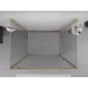 Mexen Exo-3S Duschkabine 3-seitig schwenkbar 75 x 85 cm, transparent, gold - 8181-075-085-50-00-3S