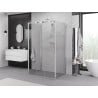 Mexen Exo-3S Duschkabine 3-seitig verschiebbar 85 x 70 cm, transparent, Chrom - 8153-085-070-01-00-3S