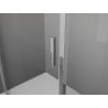 Mexen Exo-3S dreiwandige Duschkabine, 100 x 70 cm, transparent, Chrom - 8153-100-070-01-00-3S