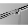 Mexen Exo-3S 3-seitige Duschkabine zum Schieben 100 x 80 cm, transparent, Chrom - 8153-100-080-01-00-3S