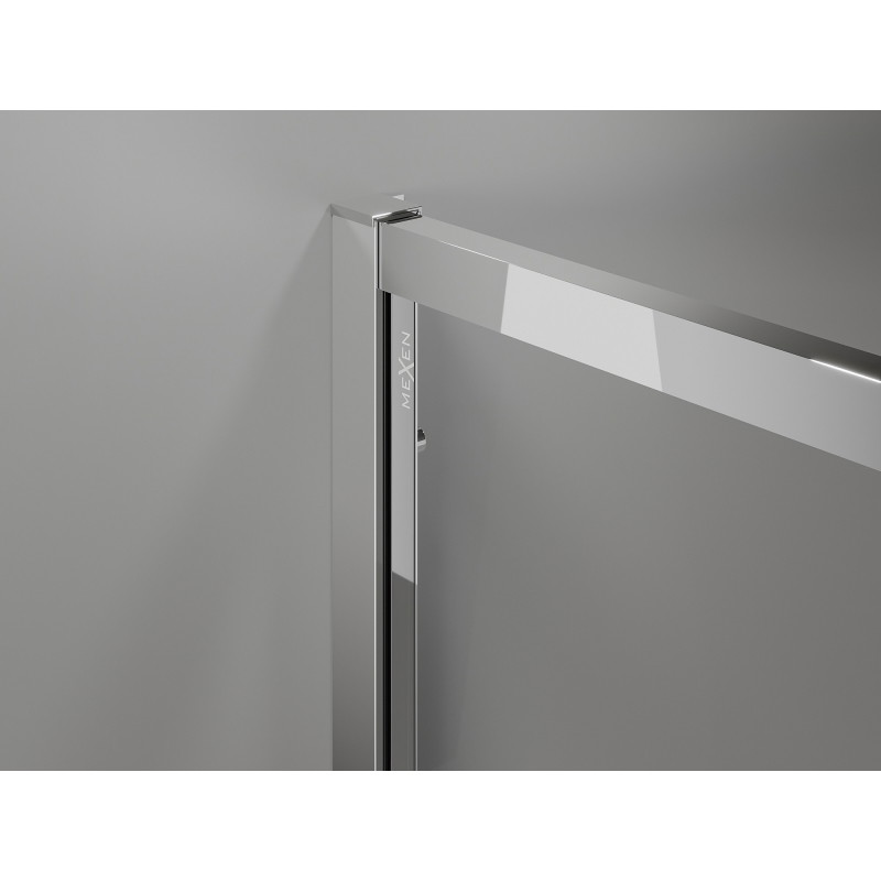 Mexen Exo-3S Dreiteilige Duschkabine, verschiebbar, 100 x 85 cm, transparent, Chrom - 8153-100-085-01-00-3S