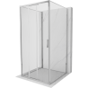 Mexen Exo-3S Duschkabine 3-wandig, verschiebbar 90 x 90 cm, transparent, Chrom - 8153-090-090-01-00-3S