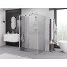 Mexen Exo-3S duschkabine, 3-wandig, verschiebbar, 85 x 95 cm, transparent, chrom - 8153-085-095-01-00-3S