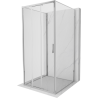Mexen Exo-3S 3S 3-seitige Duschkabine zum Schieben 95 x 95 cm, transparent, Chrom - 8153-095-095-01-00-3S
