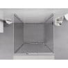 Mexen Exo-3S 3S 3-seitige Duschkabine zum Schieben 95 x 95 cm, transparent, Chrom - 8153-095-095-01-00-3S