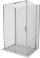 Mexen Exo-3S Duschecke 3-seitig verschiebbar 80 x 100 cm, transparent, Chrom - 8153-080-100-01-00-3S