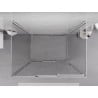 Mexen Exo-3S Duschecke 3-seitig verschiebbar 80 x 100 cm, transparent, Chrom - 8153-080-100-01-00-3S