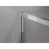 Mexen Exo-3S 3-seitige Duschkabine, 100 x 100 cm, transparent, chrom - 8153-100-100-01-00-3S