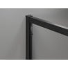 Mexen Exo-3S 3-Seiten-Duschkabine, Schiebetür, 80 x 90 cm, transparent, schwarz - 8153-080-090-70-00-3S