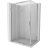 Mexen Exo-3S Schiebeduschkabine 80 x 70 cm, transparent, Chrom - 8153-080-070-01-00