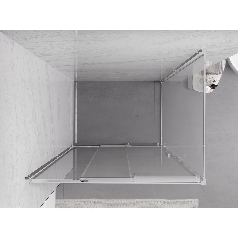 Mexen Exo Schiebeduschkabine 85 x 70 cm, transparent, Chrom - 8153-085-070-01-00