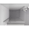 Mexen Exo Schiebeduschkabine 85 x 80 cm, transparent, Chrom - 8153-085-080-01-00