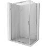 Mexen Exo Schiebedusche 100 x 80 cm, transparent, Chrom - 8153-100-080-01-00