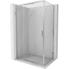 Mexen Exo Schiebetür-Duschkabine 100 x 85 cm, transparent, Chrom - 8153-100-085-01-00