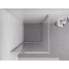 Mexen Exo Schiebeduschkabine 90 x 90 cm, transparent, Chrom - 8153-090-090-01-00