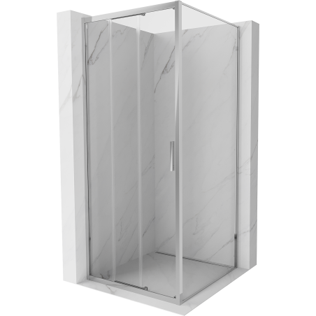 Mexen Exo Schiebedusche 95 x 95 cm, transparent, Chrom - 8153-095-095-01-00