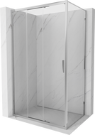 Mexen Exo Schiebeduschkabine 100 x 95 cm, transparent, Chrom - 8153-100-095-01-00