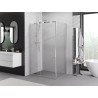 Mexen Exo Schiebeduschkabine 95 x 100 cm, transparent, Chrom - 8153-095-100-01-00