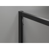 Mexen Exo Schiebedusche 80 x 70 cm, transparent, schwarz - 8153-080-070-70-00