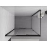 Mexen Exo Schiebedusche 90 x 85 cm, transparent, schwarz - 8153-090-085-70-00