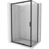Mexen Exo Schiebeduschkabine 100 x 95 cm, transparent, schwarz - 8153-100-095-70-00