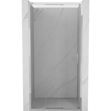 Mexen Exo-3S Schiebeduschtür 100 cm, transparent, Chrom - 8153-100-000-01-00