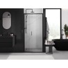 Mexen Exo-3S schiebetür für dusche 70 cm, transparent, schwarz - 8153-070-000-70-00