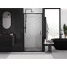 Mexen Exo-3S Schiebetür für Dusche 80 cm, transparent, schwarz - 8153-080-000-70-00