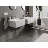 Mexen Orio Badezimmerunterschrank 60 cm mit Waschbecken Vela, 1 Schublade, grau matt/weiß matt - 91A10-06023-1-BF62-W23M01
