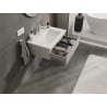 Mexen Orio 70 cm Badezimmerwaschtisch mit Waschbecken Otis, 1 Schublade, grau matt/weiß matt - 91A10-07023-1-BF62-W18M01