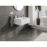 Mexen Orio Badezimmerschrank 70 cm mit Waschbecken Vela, 1 Schublade, Weiß Matt - 91A10-07023-1-BF01-W23M01
