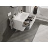 Mexen Orio Badezimmer-Unterschrank 70 cm mit Waschbecken Vela, 2 Schubladen, weiß glänzend - 91A10-07047-2-BFF00-W23M00