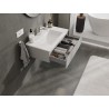 Mexen Orio Badezimmerschrank 80 cm mit Waschbecken Otis, 1 Schublade, grau matt/weiß matt - 91A10-08023-1-BF62-W18M01