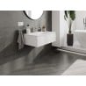 Mexen Orio Badschrank 80 cm mit Waschbecken Vela, 1 Schublade, weiß matt - 91A10-08023-1-BF01-W23M01
