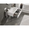 Mexen Orio Badschrank 80 cm mit Waschbecken Vela, 1 Schublade, weiß matt - 91A10-08023-1-BF01-W23M01