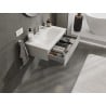 Mexen Orio Badezimmerschrank 80 cm mit Waschbecken Vela, 1 Schublade, grau matt/weiß matt - 91A10-08023-1-BF62-W23M01