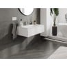 Mexen Orio Badezimmerschrank 90 cm mit Waschbecken Vela, 1 Schublade, weiß matt - 91A10-09023-1-BF01-W23M01