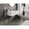 Mexen Orio Badezimmerschrank 100 cm mit Waschbecken Otis, 1 Schublade, weiß matt - 91A10-10023-1-BF01-W18M01